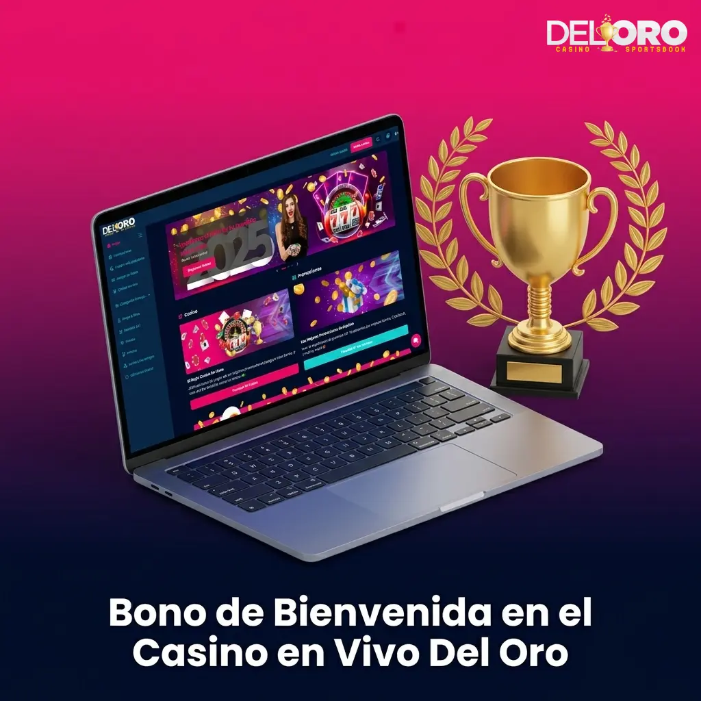 Bono de bienvenida 150% hasta 1.500 EUR en casino en vivo Del Oro para nuevos jugadores en España