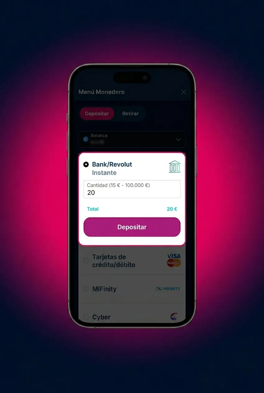 Guía paso a paso para hacer un depósito en Del Oro desde España con métodos de pago disponibles