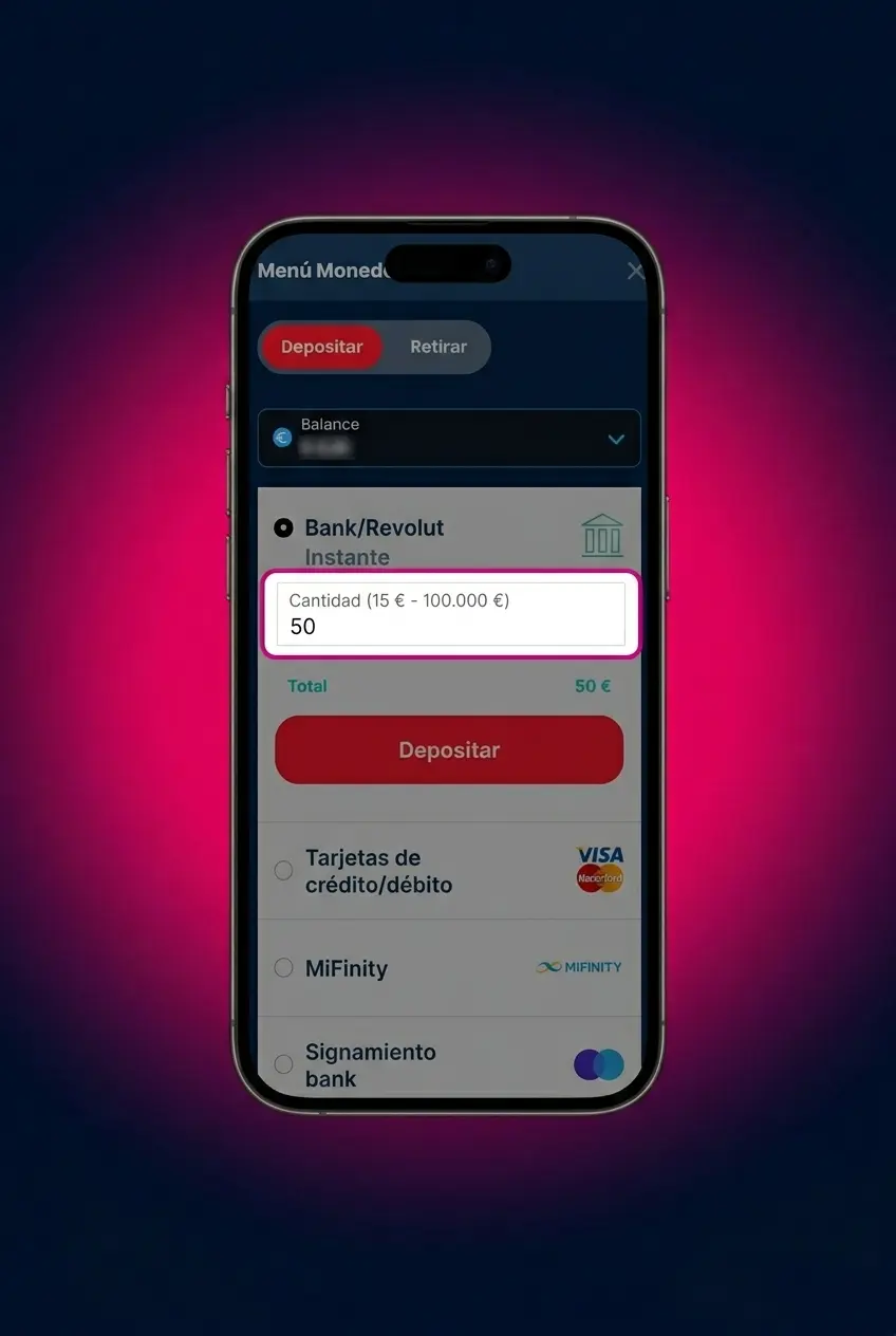 Guía paso a paso para hacer un depósito en Del Oro desde España con métodos de pago disponibles