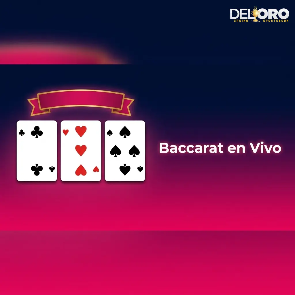 Mesa de baccarat en vivo con crupier repartiendo cartas entre posiciones de Banca y Jugador en casino online
