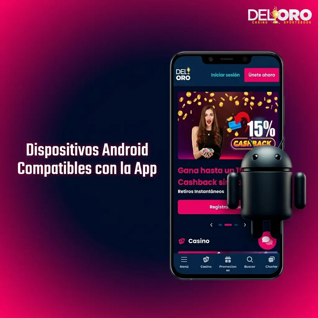 Dispositivos Android compatibles con la app Del Oro: Samsung, Xiaomi, Google Pixel, OnePlus, Motorola y OPPO recomendados