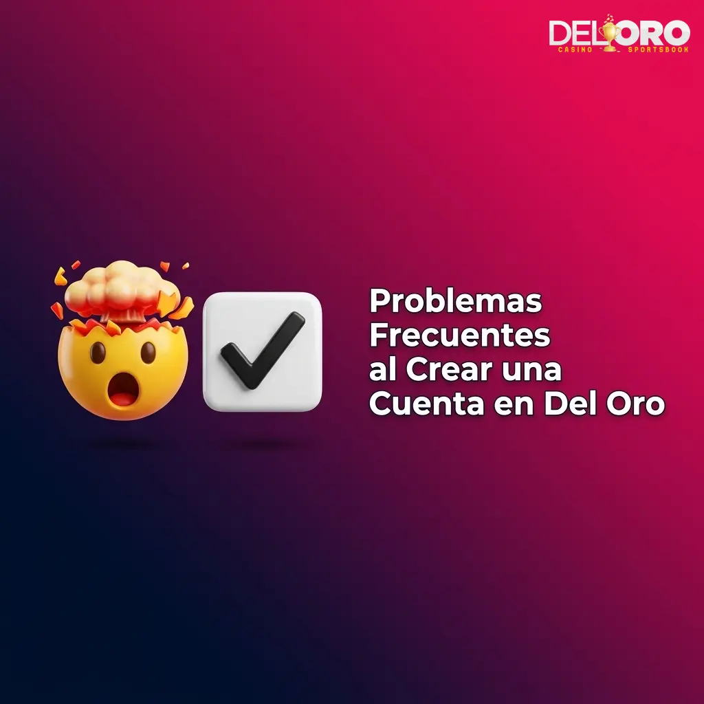 Usuario resolviendo problemas frecuentes al crear cuenta en Del Oro con soporte en español disponible