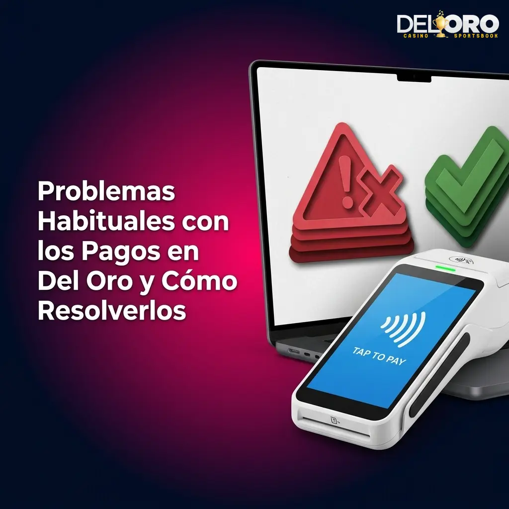 Problemas comunes con pagos en Del Oro Casino España y soluciones para depósitos, retiros y fondos no acreditados.