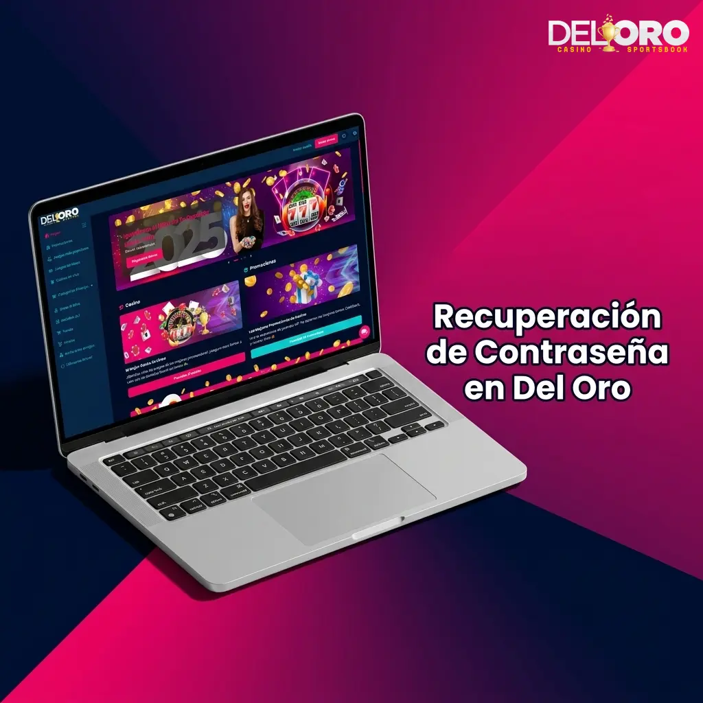 Pantalla de recuperación de contraseña en Del Oro con pasos para restablecer acceso de forma segura en minutos