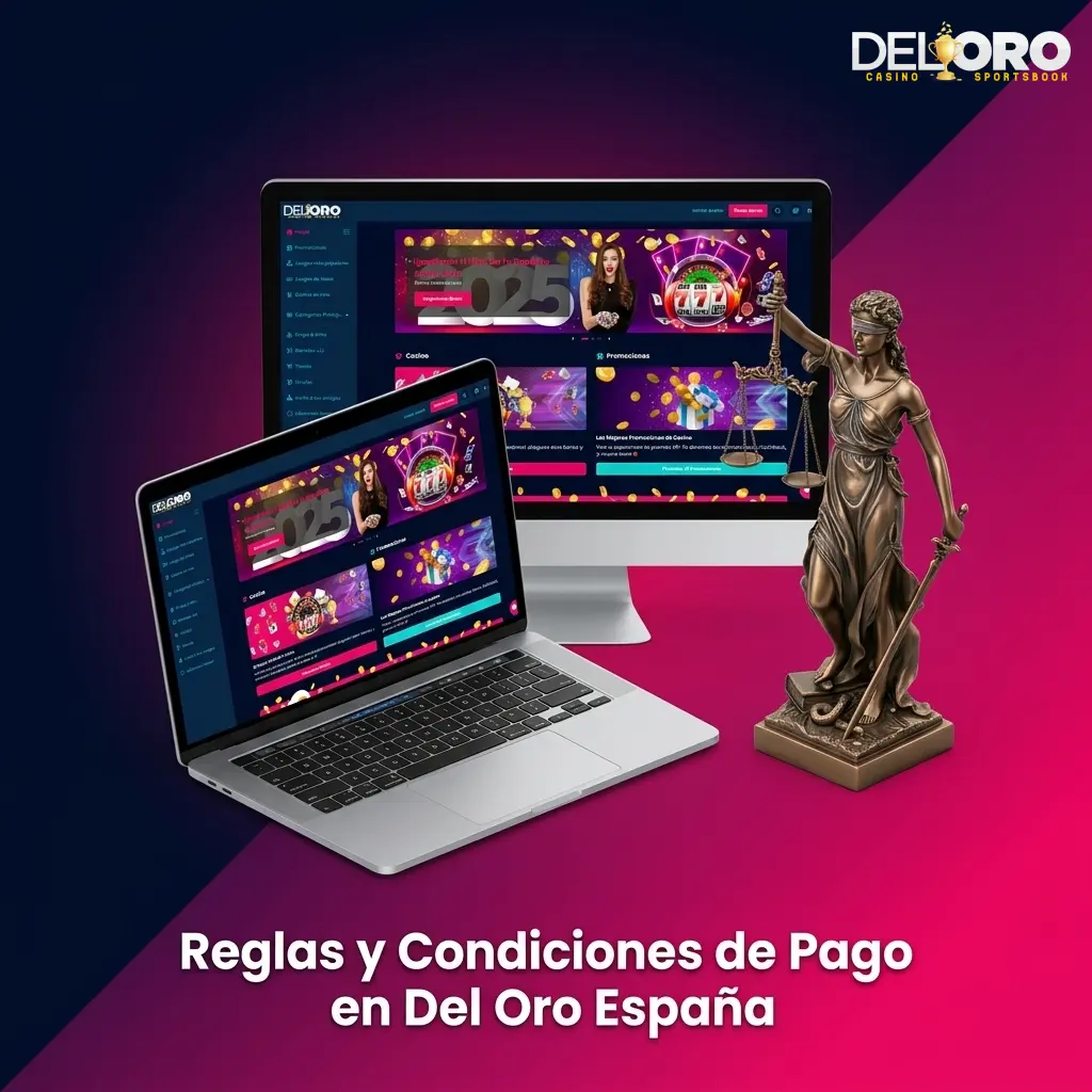 Reglas y condiciones de pago en Del Oro España: verificación KYC, límites de retiro y métodos permitidos